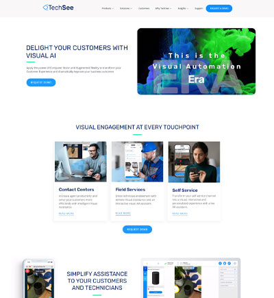 TechSee Thum Business Website Development